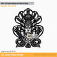 2D Modern Art Renuka Yellamma Devi Metal Art Design