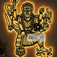 2D Modern Art Shri Uthira Kaliamman Metal Art Design