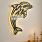 2D Modern Art Dolphin Fish