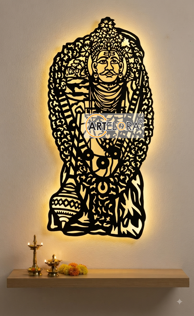 2D Modern Art Shri Shaneshwar Devasthan Shani