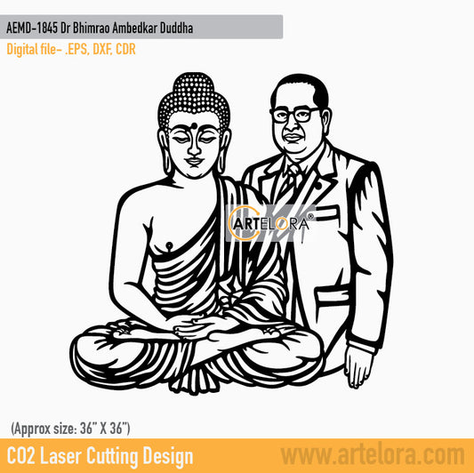 2D Modern Art Dr Bhimrao Ambedkar Duddha