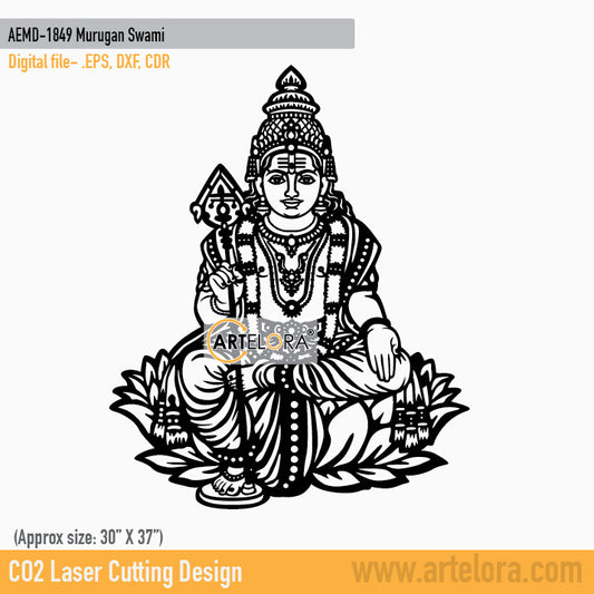 2D Modern Art Murugan Swami