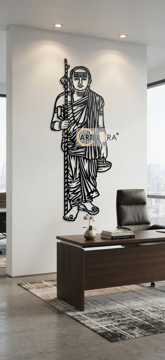 2D Modern Art Adi Shankaracharya