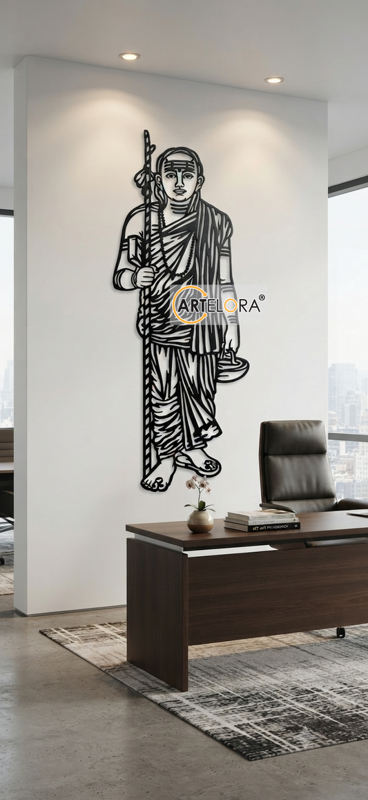 2D Modern Art Adi Shankaracharya