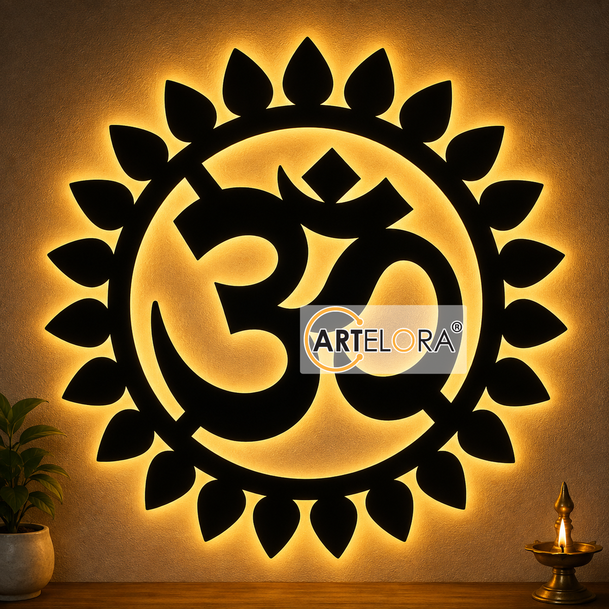 2D Modern Art Shri Om