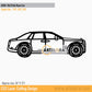2D Modern Art Rolls Royce Car