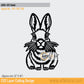 2D Modern Art Rabbit