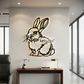 2D Modern Art Rabbit