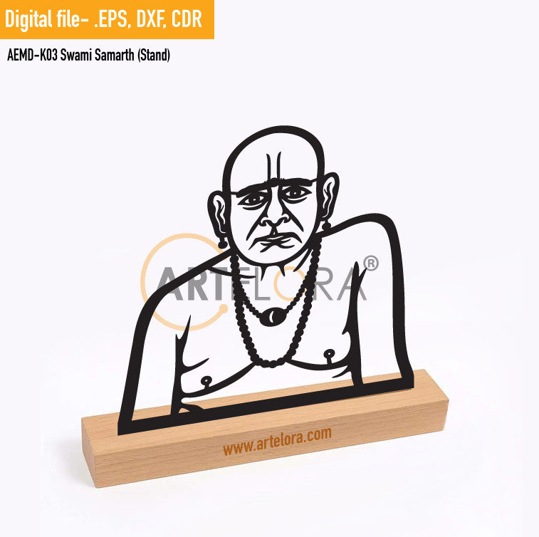 2D Modern Art Swami Samarth (Stand)