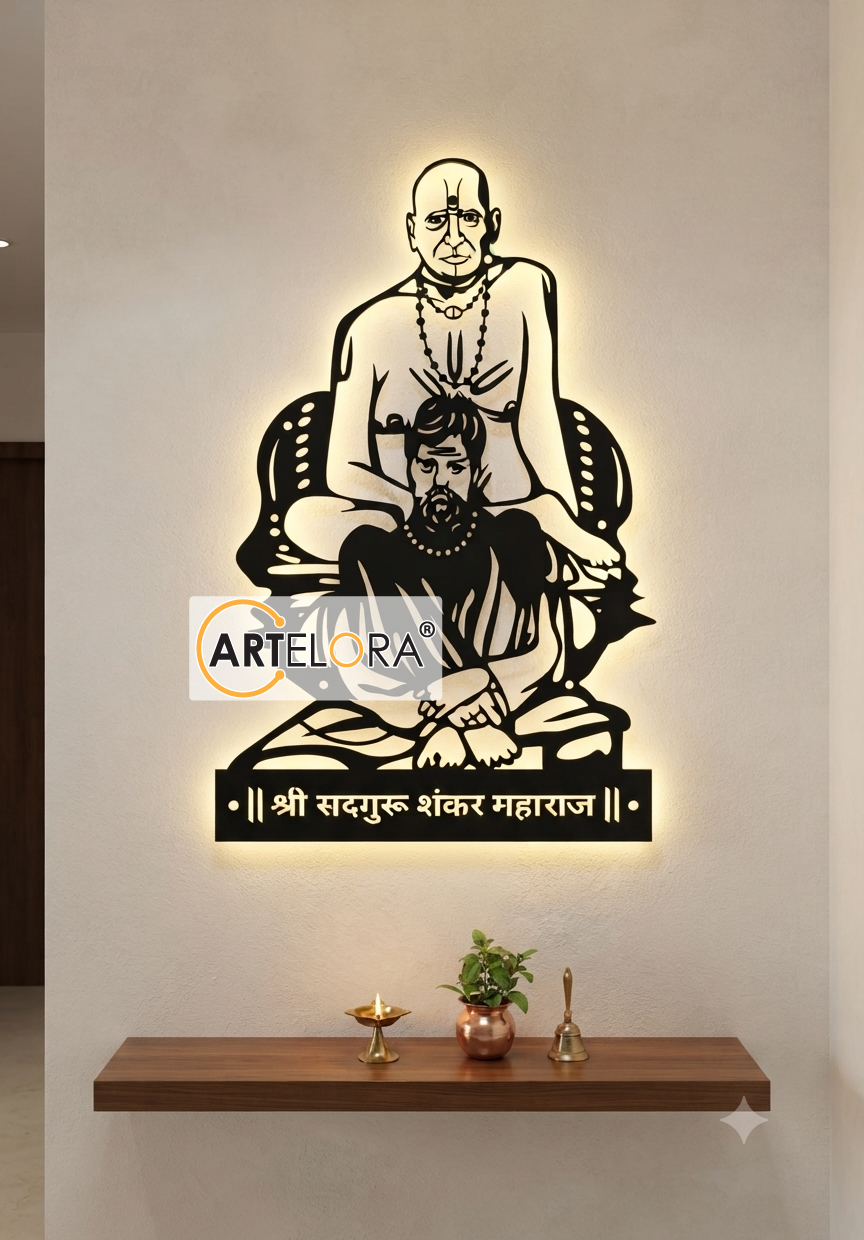 2D Modern Art Shree Tujla Shankar ji Maharaj (Swami Samarth)