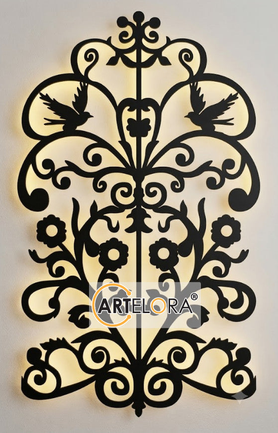 2D Modern Art Arch Metal wall art