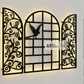 2D Modern Art Arch Metal wall art