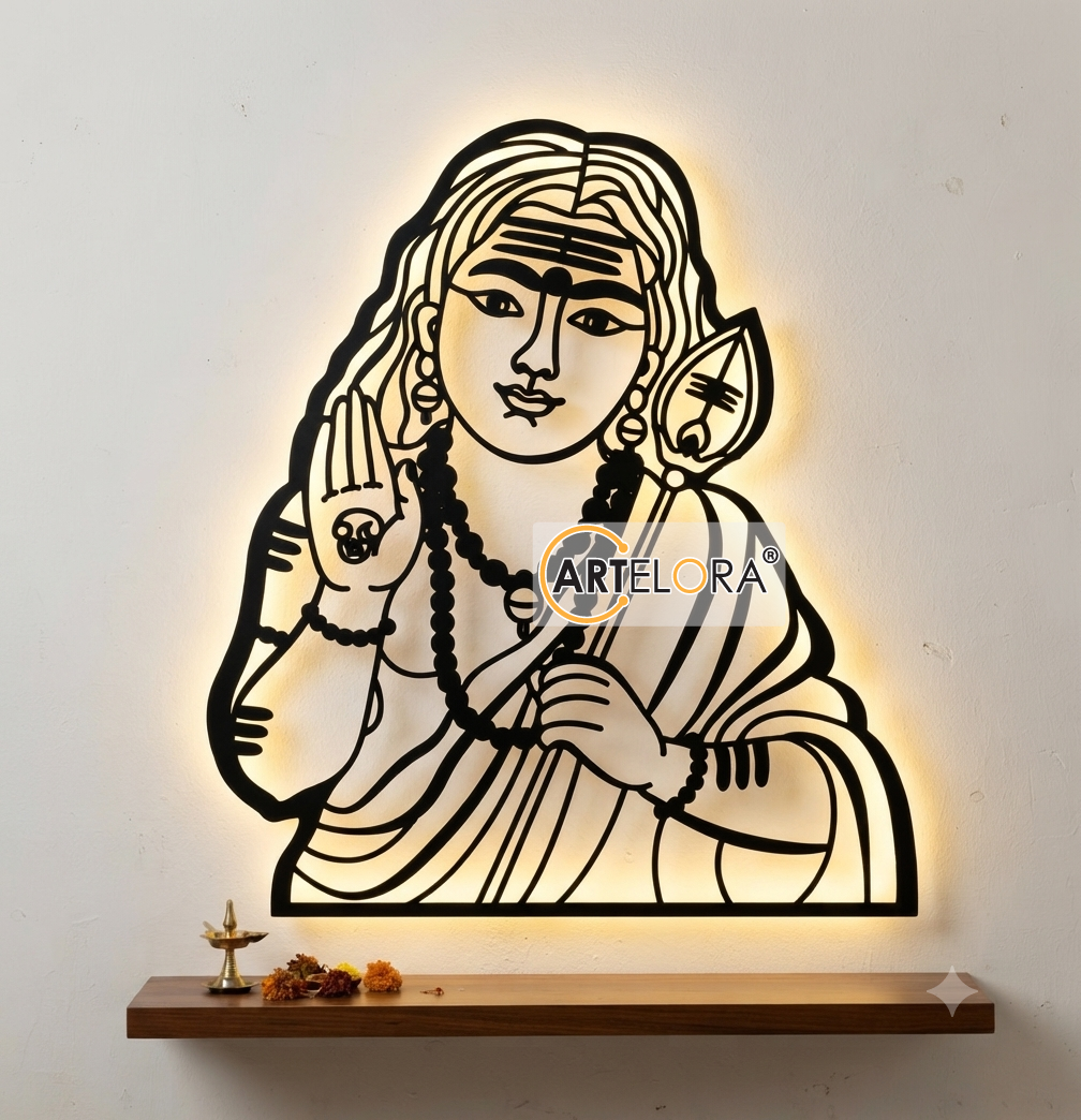 2D Modern Art Murugan swami (Kartikeya)