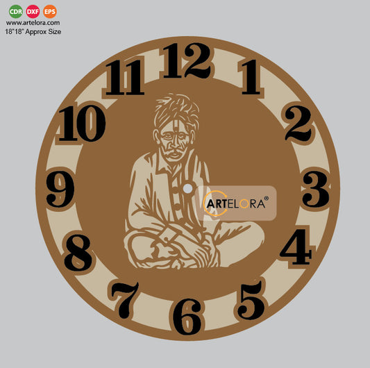 Wall Clock Balu Mama