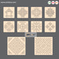 Pre Marked Base Design Muggulu Rangoli