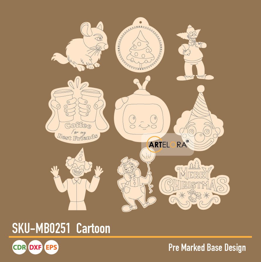 Pre Marked Base Design Cartoon (Rabbit)