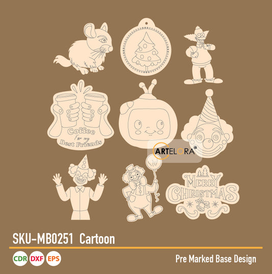 Pre Marked Base Design Cartoon (Rabbit)
