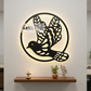 2D Modern Art Round Bird Design