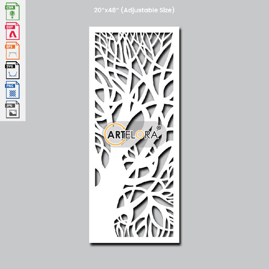 Grill Design Tree Laser Cutting