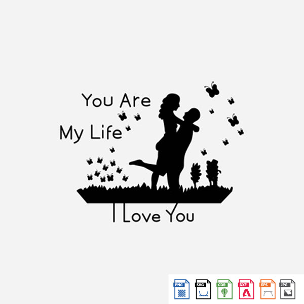 Laser Engraving Love Couple