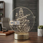 Laser Engraving Saraswati mata