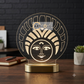 Laser Engraving Sun