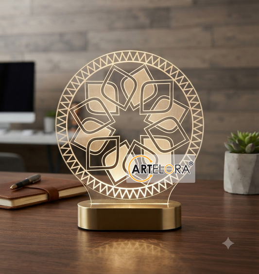 Laser Engraving Mandala art