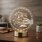 Laser Engraving Peacock art