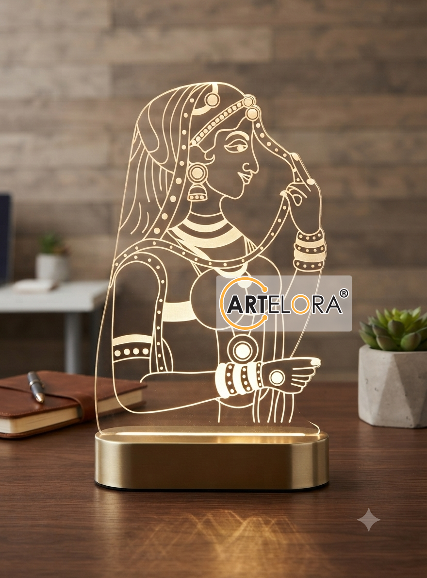 Laser Engraving Rani (Queen)