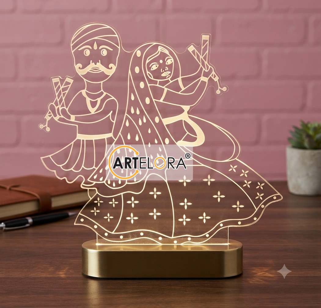Laser Engraving Raas Leela