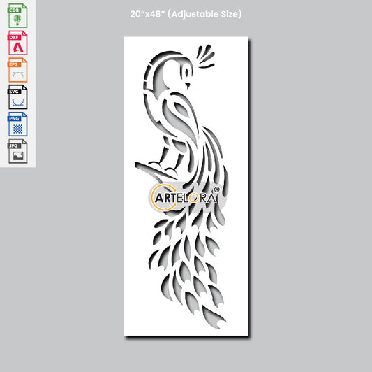 Grill Design Peacock