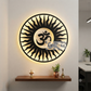 2D Modern Art OM Round Laser Cutting