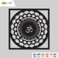 2D Modern Art Om Mantra Laser Cutting