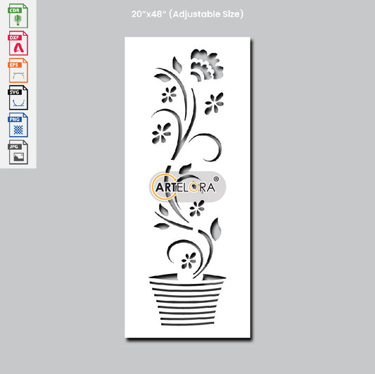 Grill Design Flower pot