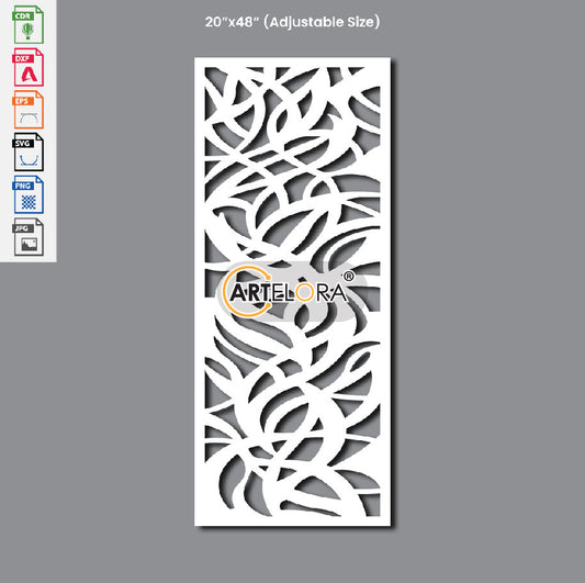 Grill Design Leaf Laser Cutting