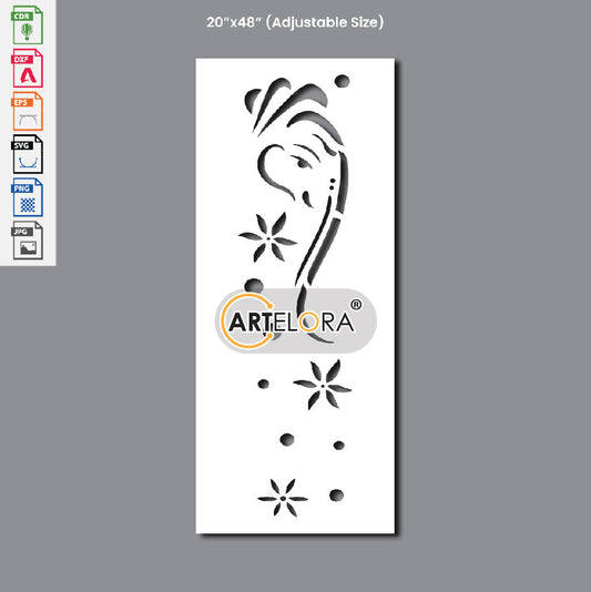 Grill Design Ganesha Laser cutting