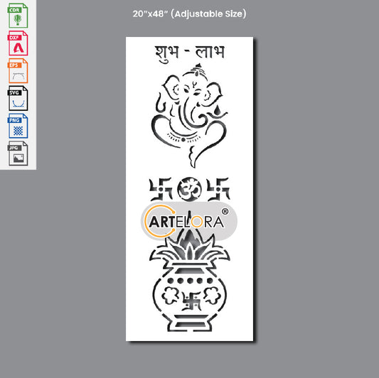 Grill Design Ganesh Laser Cutting