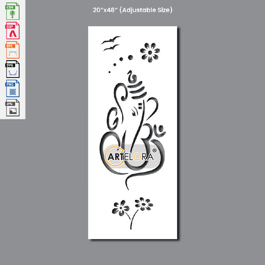 Grill Design Ganesh Laser Cutting