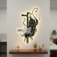 2D Modern Art peocock feather Laser Cutting