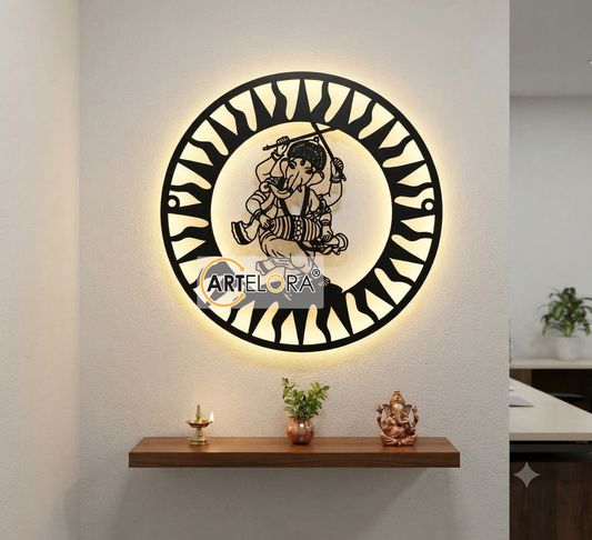 2D Modern Art dancing ganesha Laser Cutting
