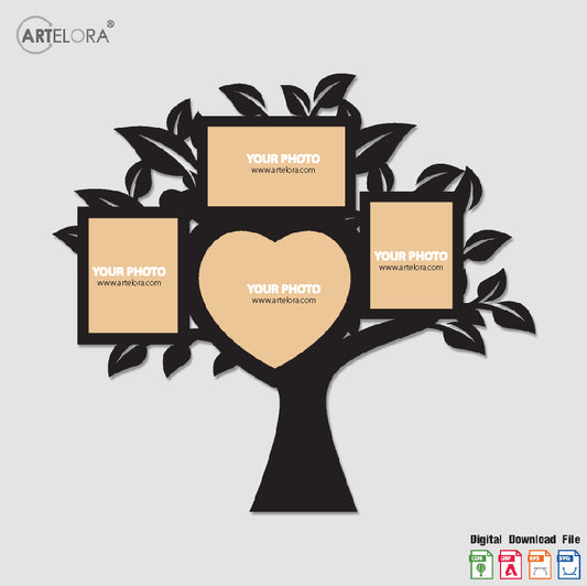 Collage Photo Frame tree