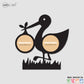Collage Photo Frame bird