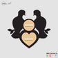Collage Photo Frame love bird