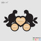 Collage Photo Frame love bird