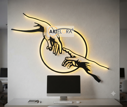 2D Modern Art Hand Laser Cutting Design