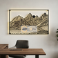 2D Modern Art Mountain Laser Cutting Design