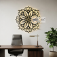 2D Modern Art Flower Frame Laser Cutting Design
