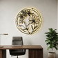 2D Modern Art flower Laser cutting