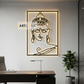 2D Modern Art budha Laser cutting