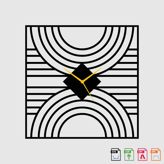 Wall Clock Square